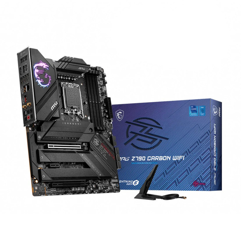 MSI MPG Z790 Carbon Gaming WIFI DDR5 LGA1700 Intel ATX Gaming Motherboard - اللوحة الأم